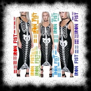 Iridescent NEW WITH TAGS IRON FIST BONE DEEP MAXI DRESS